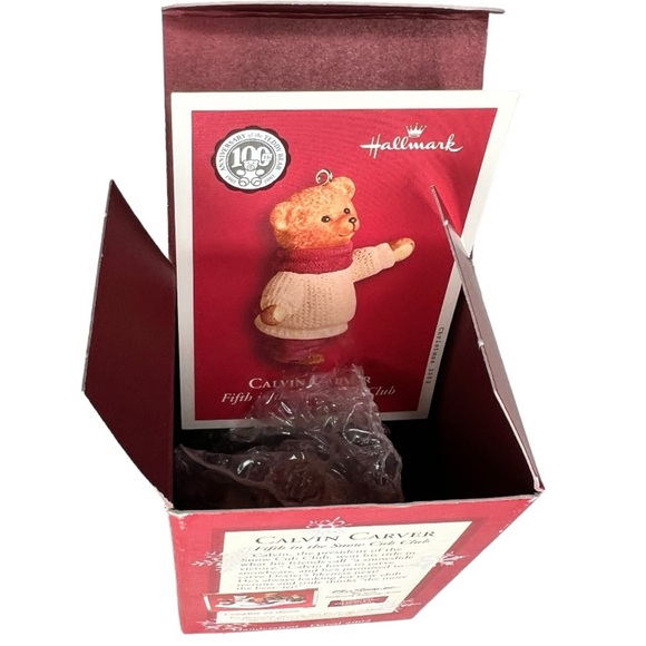 Hallmark Keepsake Ornament Calvin‎ Carver NIB - Picture 4 of 4